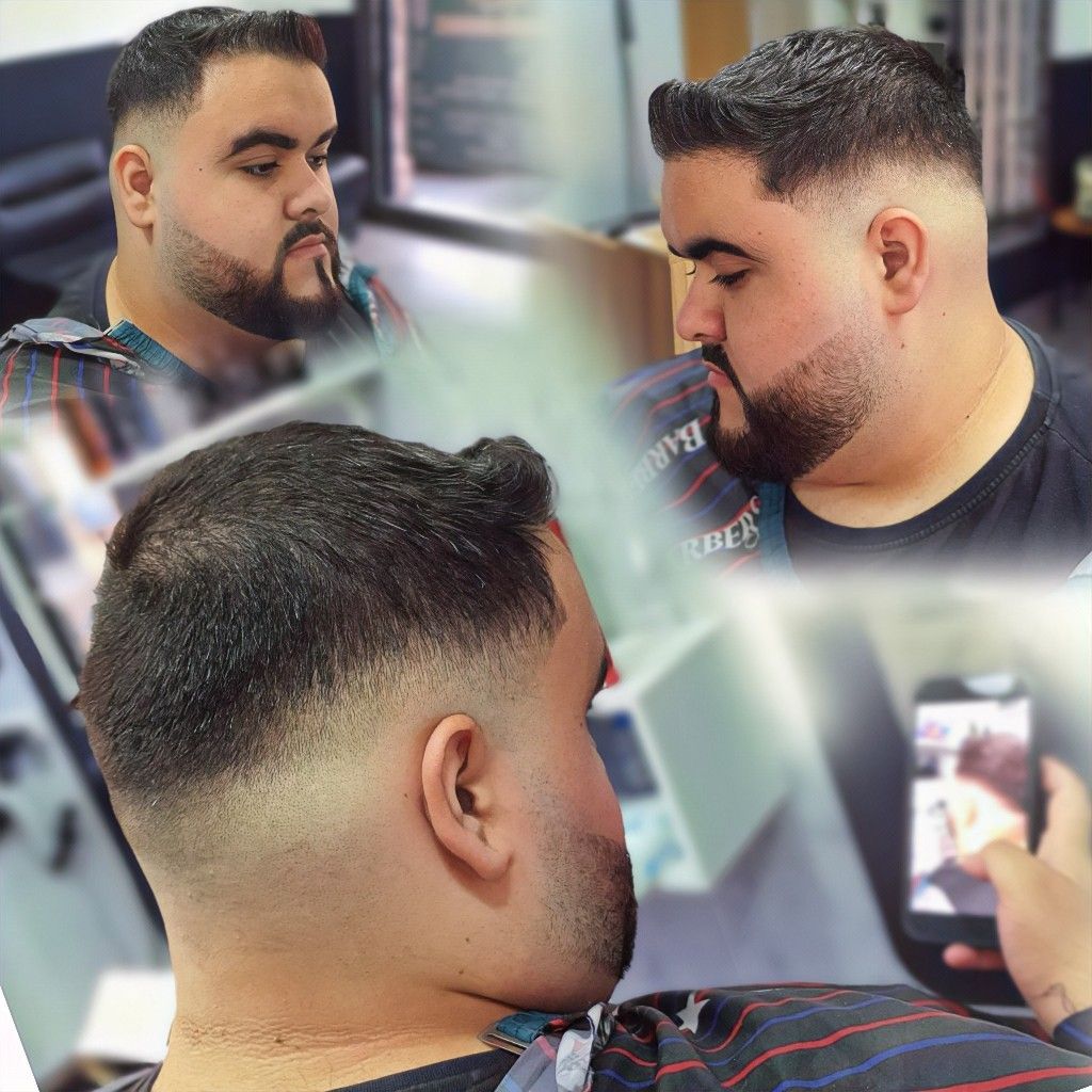 Corte + barba + toalla caliente image