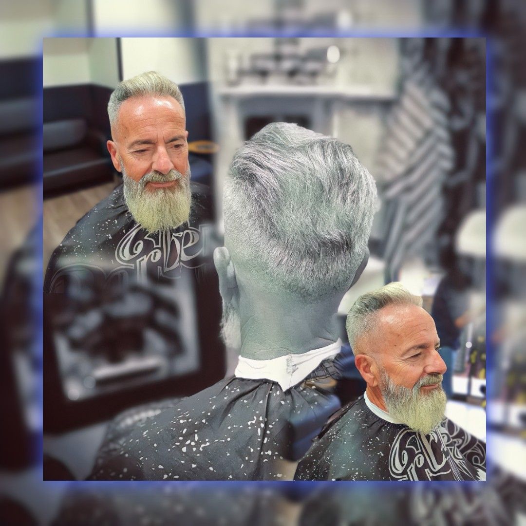 Corte + barba + toalla caliente image